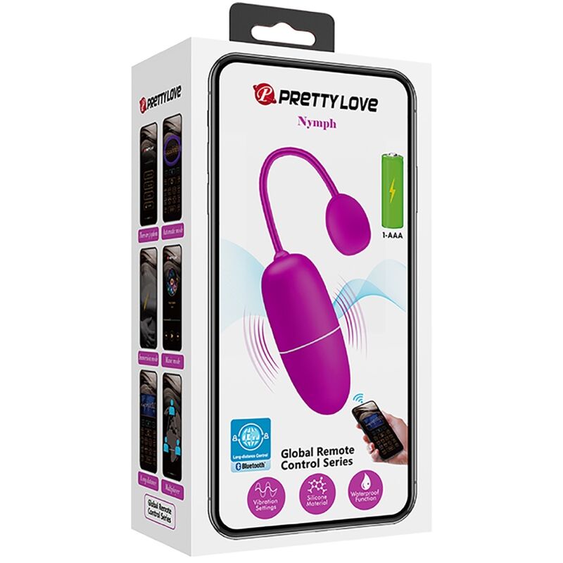 PRETTY LOVE - NYMFEVIBRERENDE ÆG APP-KONTROLLERET LILLA