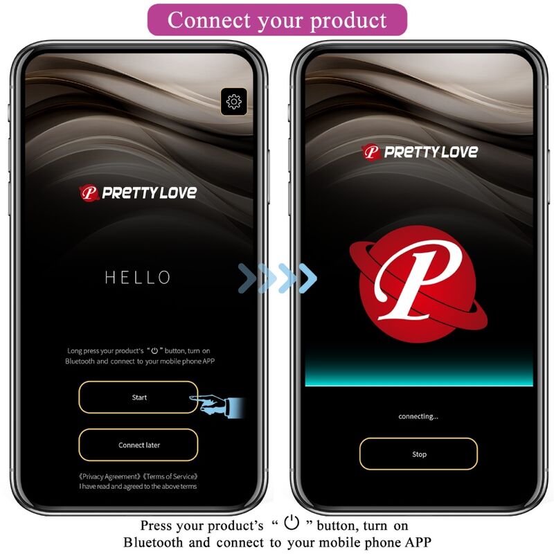 PRETTY LOVE - NYMFEVIBRERENDE ÆG APP-KONTROLLERET LILLA