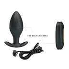 PRETTY LOVE - REGINA ANALPLUG GENOPLADELIG VIBRATOR SORT