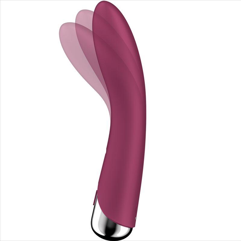 SATISFYER - SPINNING VIBE 1 G-PUNKT ROTATOR VIBRATOR RØD