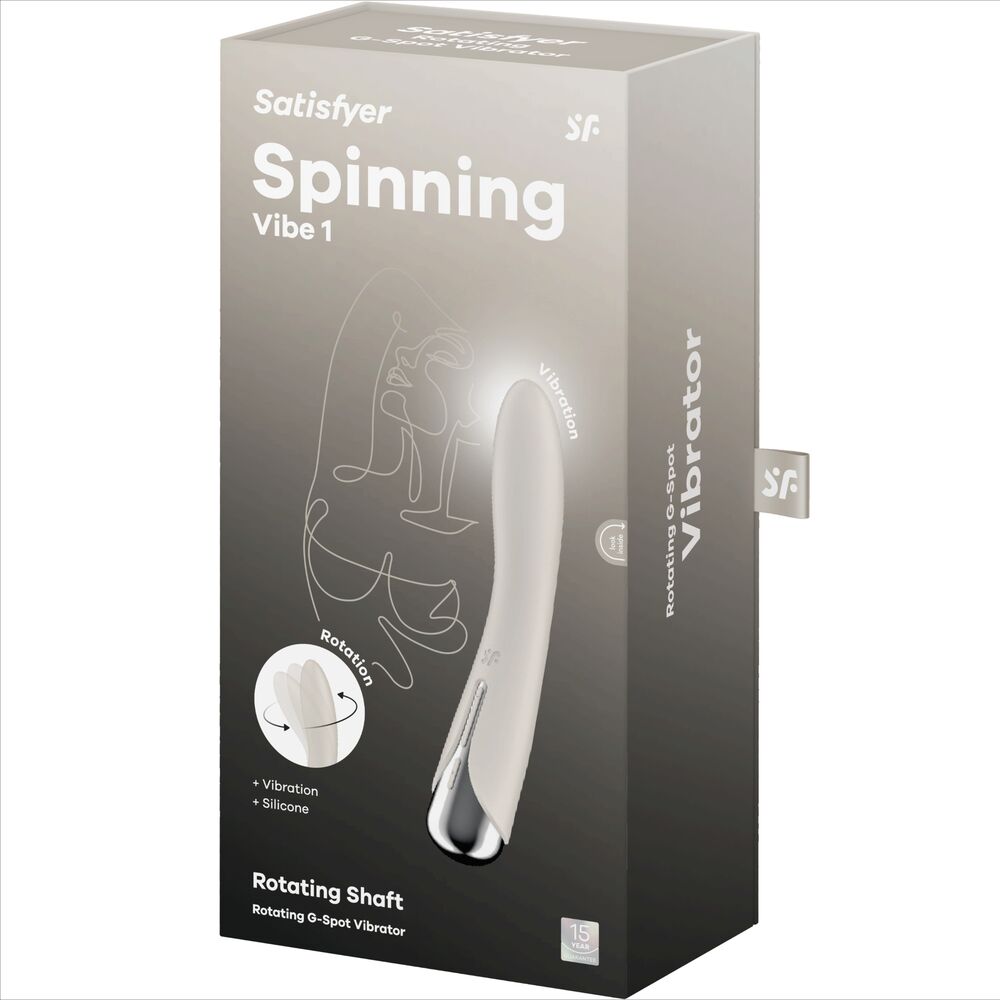 SATISFYER - SPINNING VIBE 1 G-PUNKT BEIGE ROTATORVIBRATOR