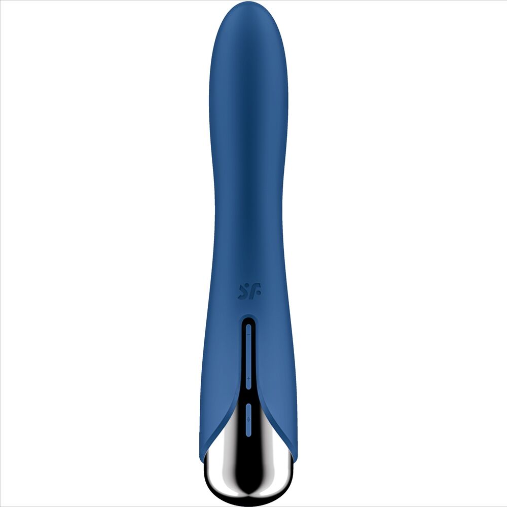 SATISFYER - SPINNING VIBE 1 G-PUNKT VIBRATOR MED BLÅ ROTATOR