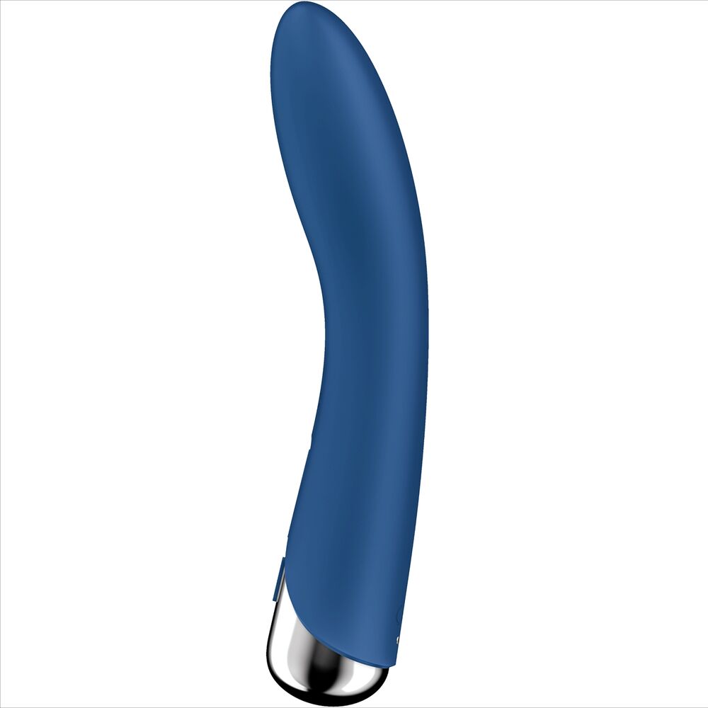 SATISFYER - SPINNING VIBE 1 G-PUNKT VIBRATOR MED BLÅ ROTATOR