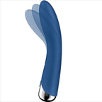 SATISFYER - SPINNING VIBE 1 G-PUNKT VIBRATOR MED BLÅ ROTATOR