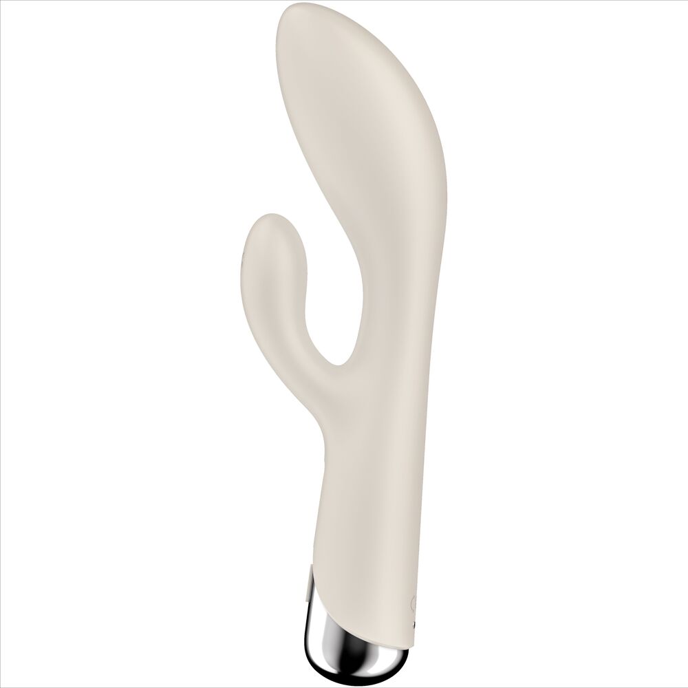 SATISFYER - SPINNING RABBIT 1 KLITORIS- OG G-PUNKTSTIMULATION BEIGE
