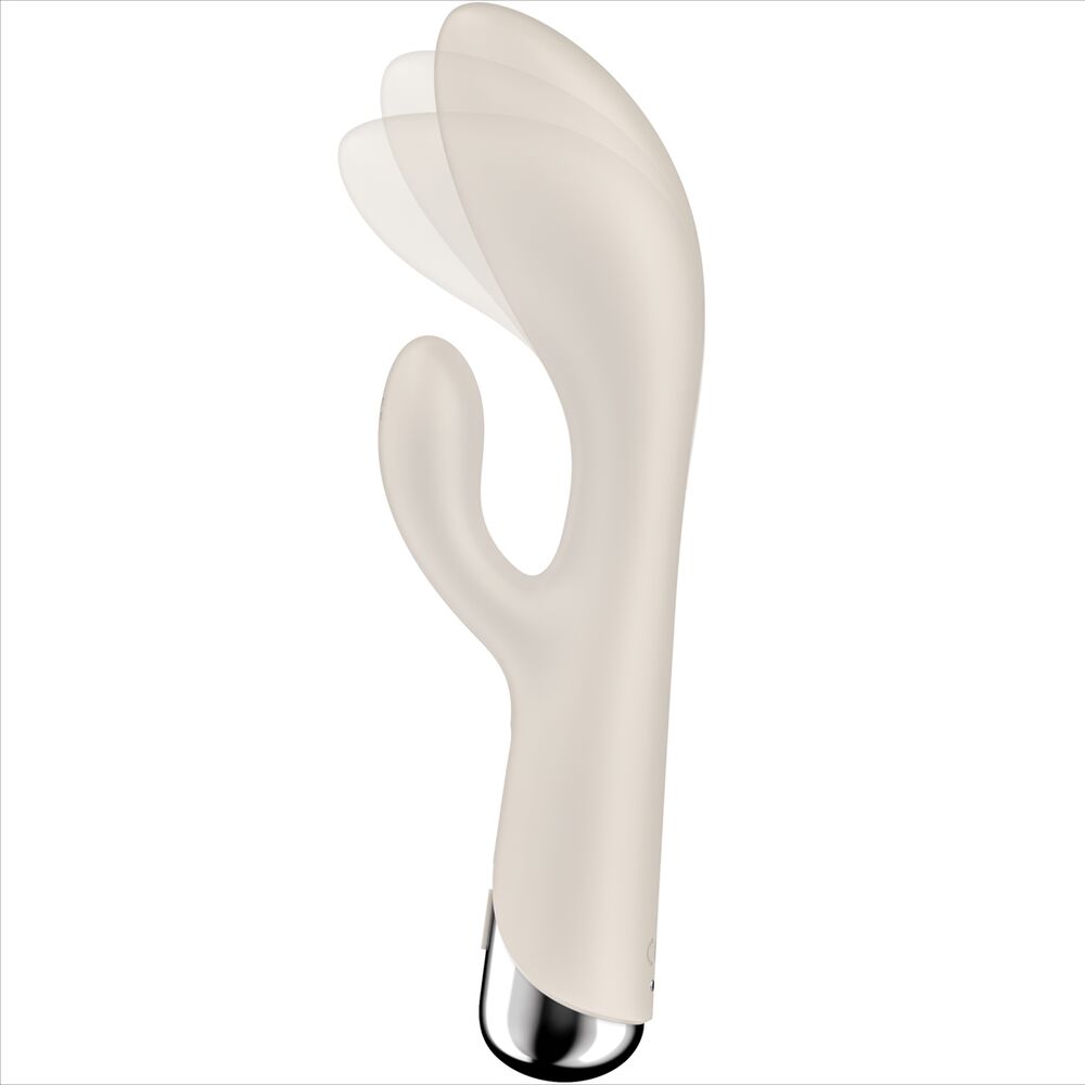 SATISFYER - SPINNING RABBIT 1 KLITORIS- OG G-PUNKTSTIMULATION BEIGE