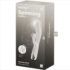 SATISFYER - SPINNING RABBIT 1 KLITORIS- OG G-PUNKTSTIMULATION BEIGE