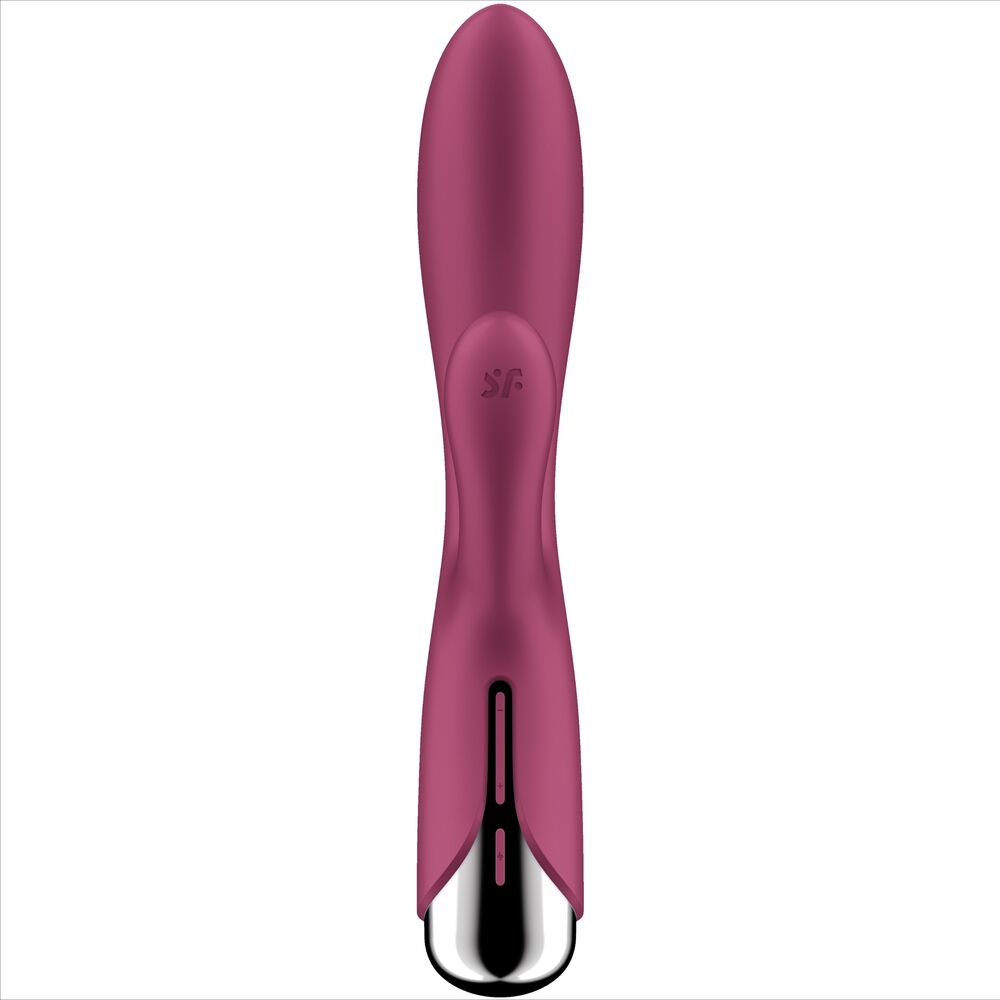 SATISFYER - SPINNING RABBIT 1 KLITORIS OG RØD G-PUNKT STIMULERING