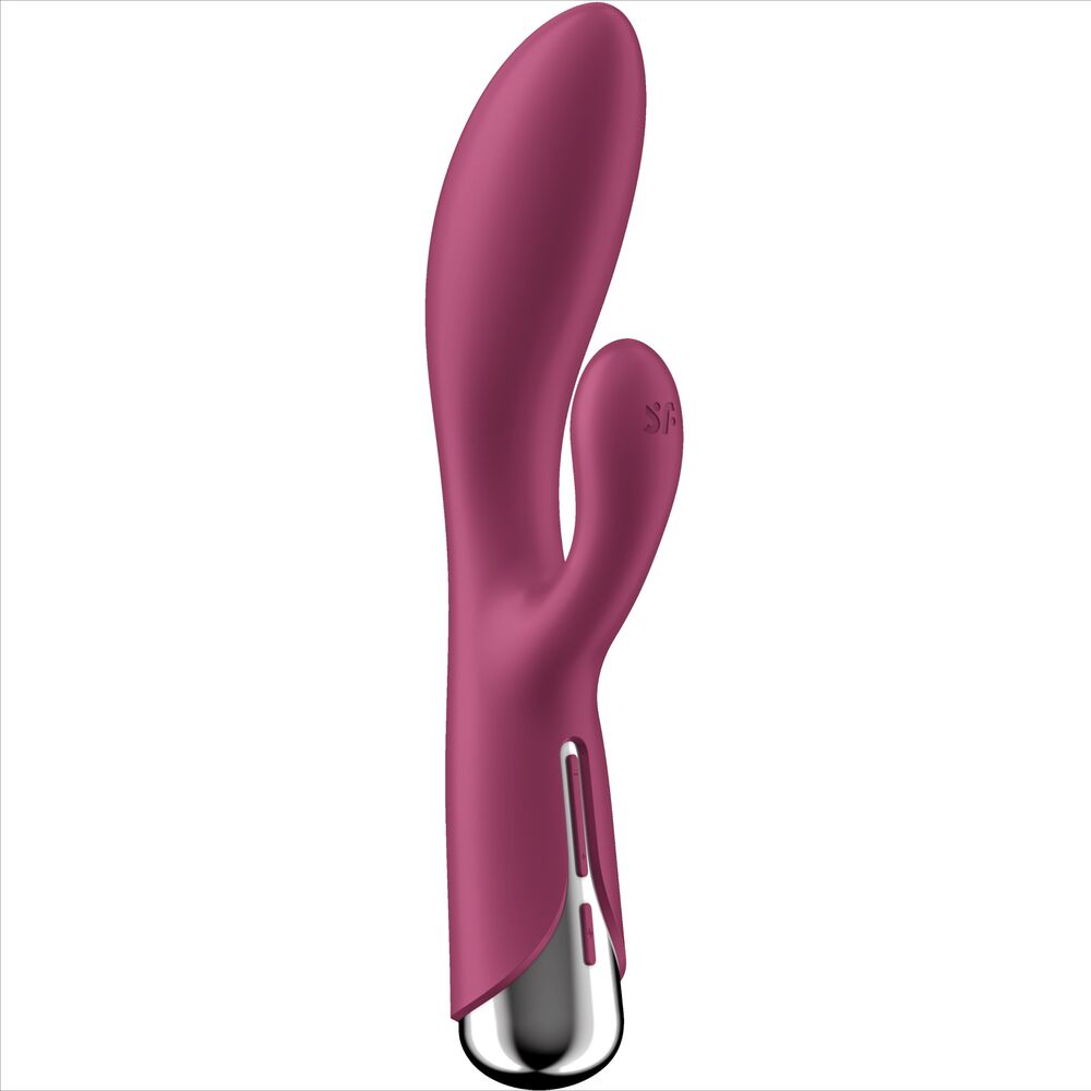 SATISFYER - SPINNING RABBIT 1 KLITORIS OG RØD G-PUNKT STIMULERING