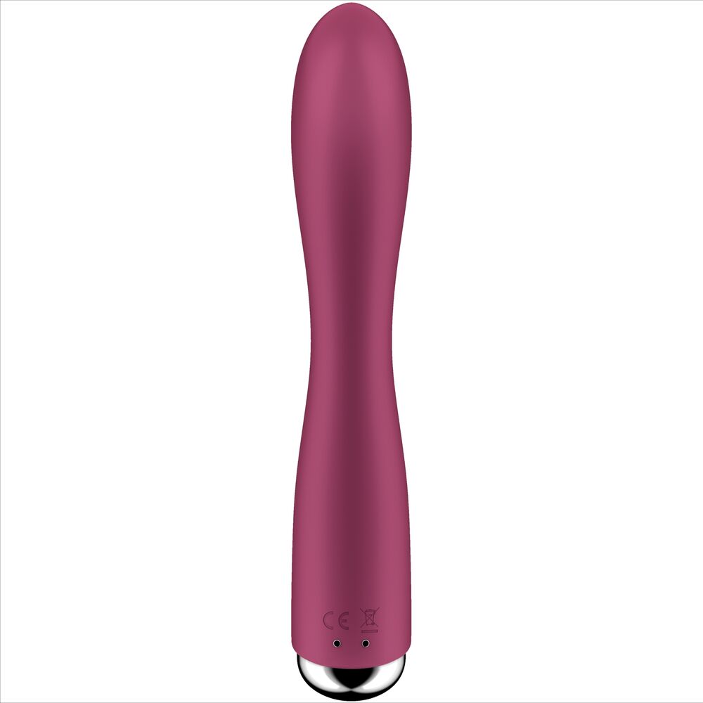 SATISFYER - SPINNING RABBIT 1 KLITORIS OG RØD G-PUNKT STIMULERING