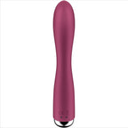 SATISFYER - SPINNING RABBIT 1 KLITORIS OG RØD G-PUNKT STIMULERING