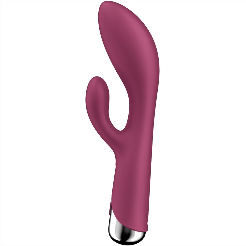 SATISFYER - SPINNING RABBIT 1 KLITORIS OG RØD G-PUNKT STIMULERING