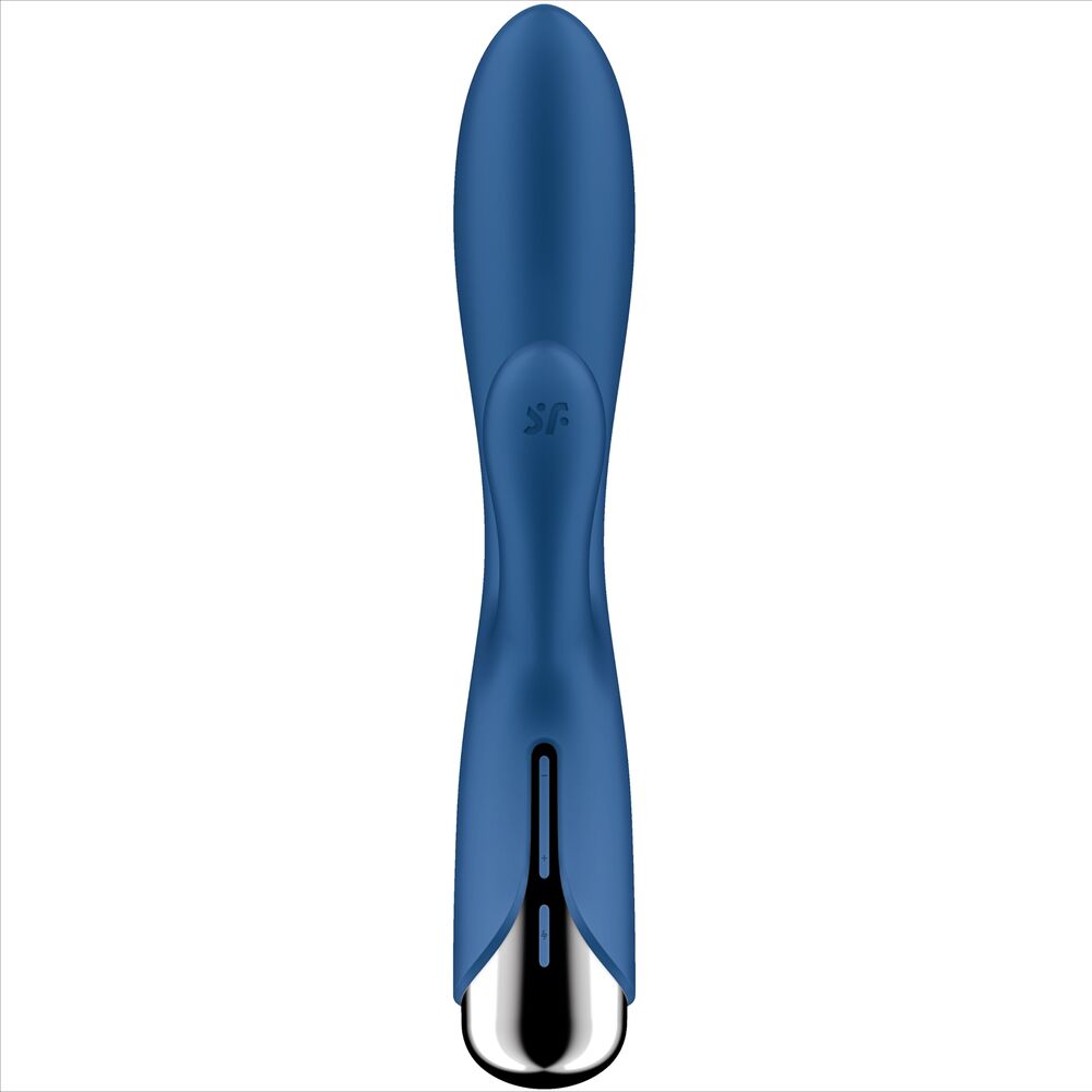 SATISFYER - SPINNING RABBIT 1 KLITORIS- OG G-PUNKTSTIMULATION BLÅ