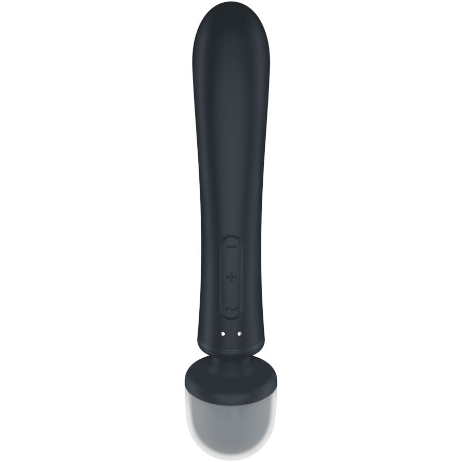 SATISFYER - TRIPLE LOVER KANINVIBRATOR MASSAGEAPPARAT GRÅ