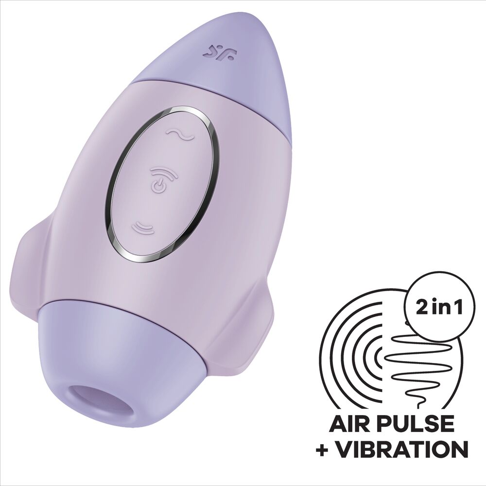 SATISFYER - MISSION CONTROL LILLET LILLE DOBBELT IMPULSVIBRATOR