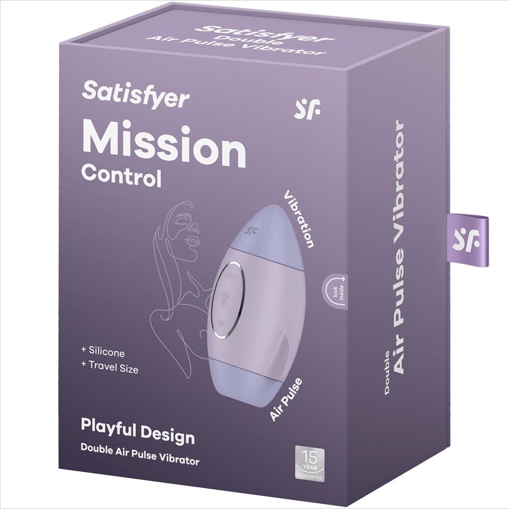 SATISFYER - MISSION CONTROL LILLET LILLE DOBBELT IMPULSVIBRATOR