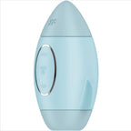 SATISFYER - MISSION CONTROL BLÅ LILLE DOBBELT IMPULSVIBRATOR