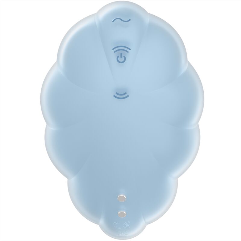SATISFYER - CLOUD DANCER BLÅ LUFTPULSVIBRATOR