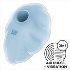 SATISFYER - CLOUD DANCER BLÅ LUFTPULSVIBRATOR