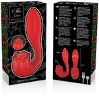 MIA - SELENA STIMULATOR VIBRERENDE + TAPENDE RØD