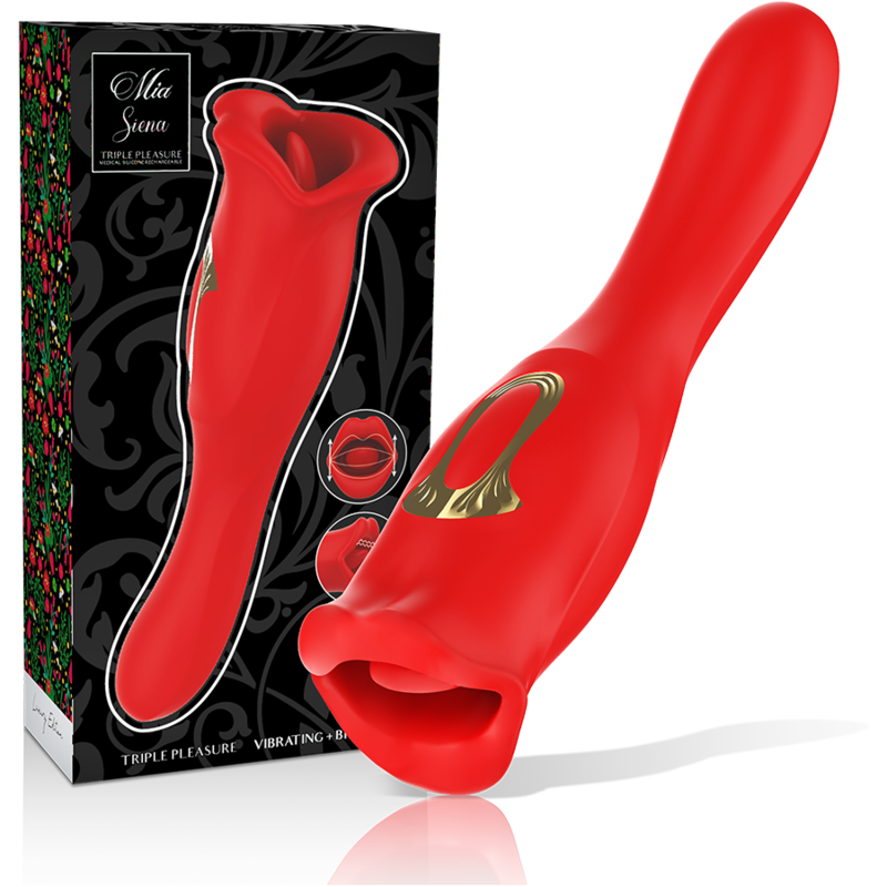 MIA - SIENA TRIPLE PLEASURE VIBRERER + BID