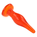 BAILE - RØD BLØD ANALPLUG 14,2 CM