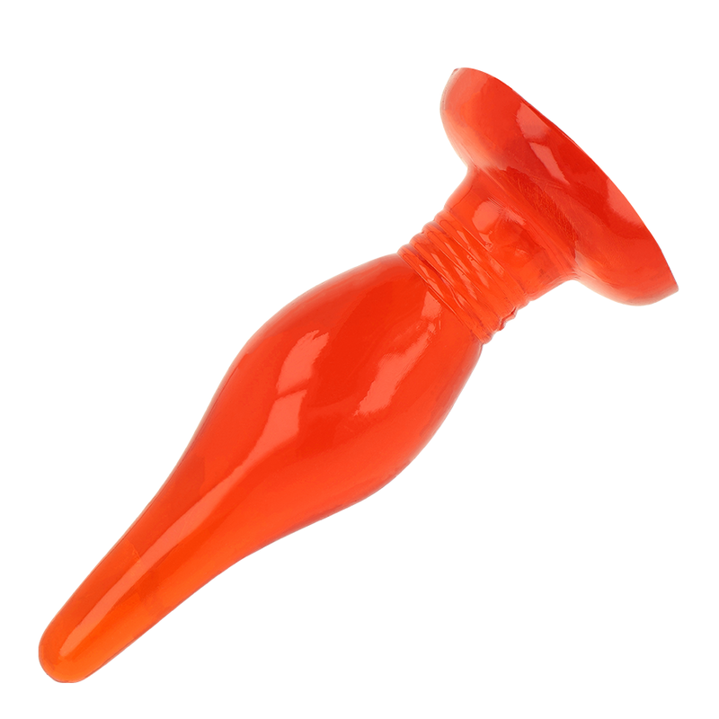 BAILE - RØD BLØD ANALPLUG 14,2 CM