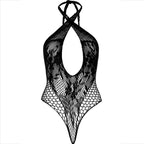 LEG AVENUE - TEDDY-GRIMME MED BLONDE SORT