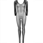 LEG AVENUE - BODYSTOCKING LANGE ÆRMER SORT