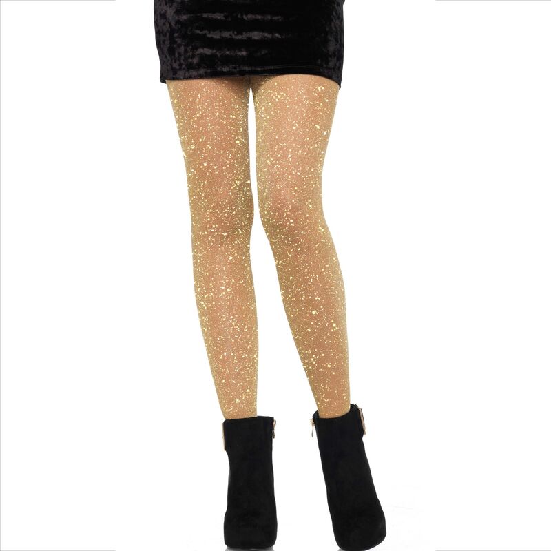 LEG AVENUE - TRANSPARENTE STRØMPESTRØMPER I GYLDEN