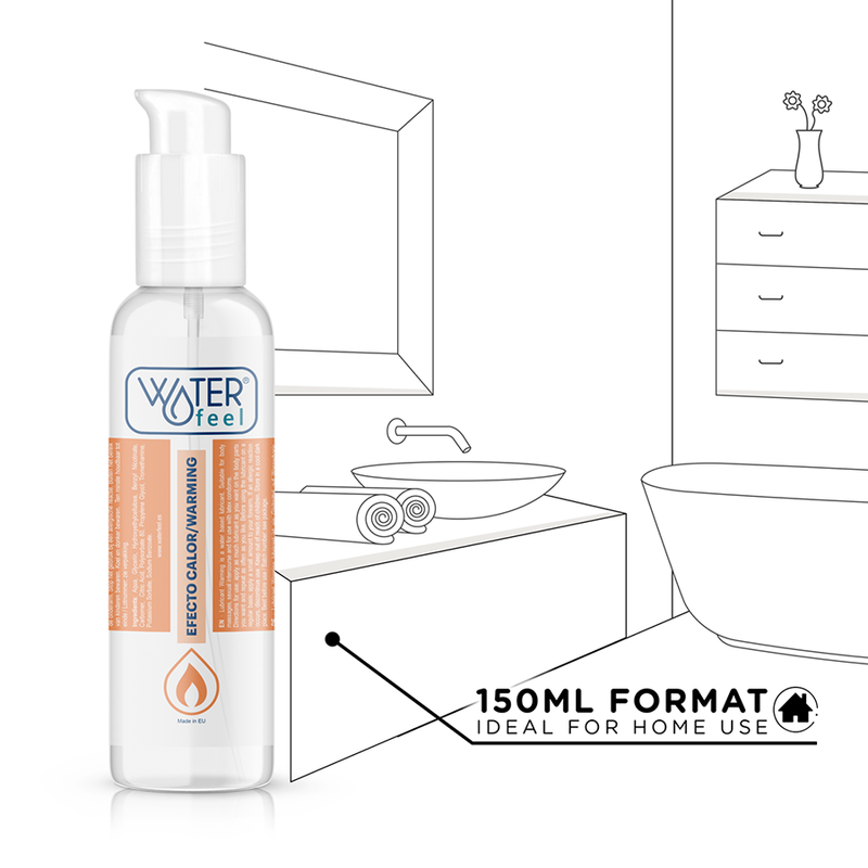 WATERFEEL - VARMEEFFEKT SMØREMIDDEL 150 ML