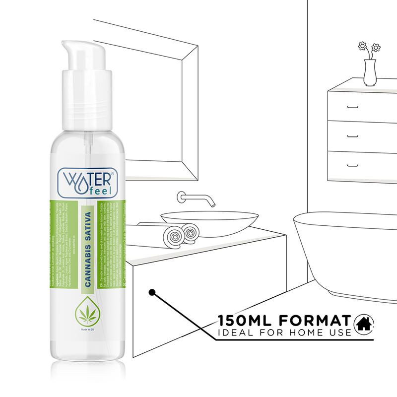 WATERFEEL - CANNABIS SMØREMIDDEL 150 ML