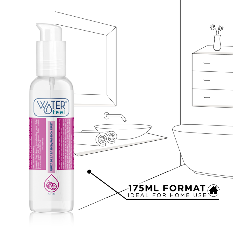 WATERFEEL - PASSIONSFRUGT VANDBASERET GLIDEMIDDEL 175 ML