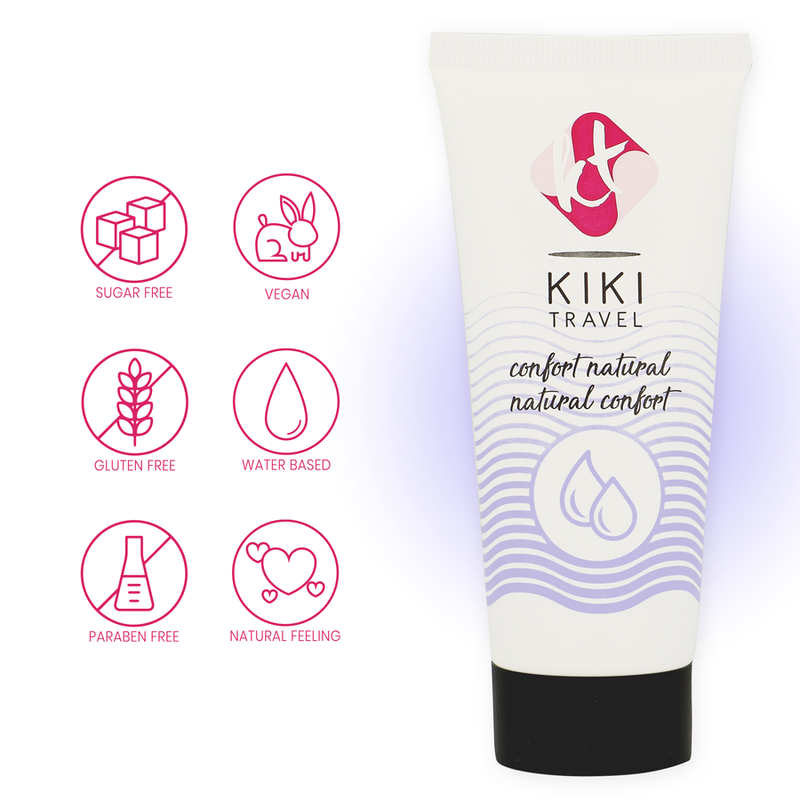 KIKÍ TRAVEL - KOMFORT NATURLIGT GLIDEMIDDEL 50 ML