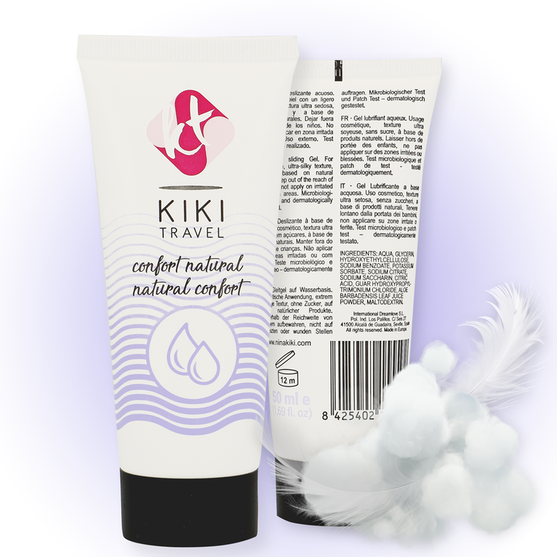 KIKÍ TRAVEL - KOMFORT NATURLIGT GLIDEMIDDEL 50 ML