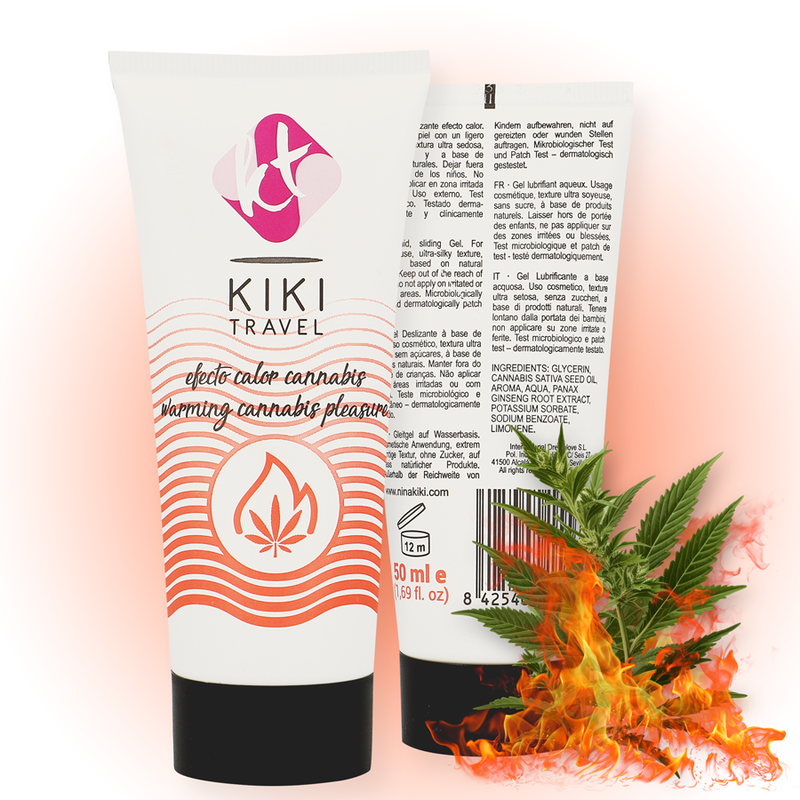 KIKÍ TRAVEL - CANNABIS HOT EFFECT GLIDEMIDDEL 50 ML