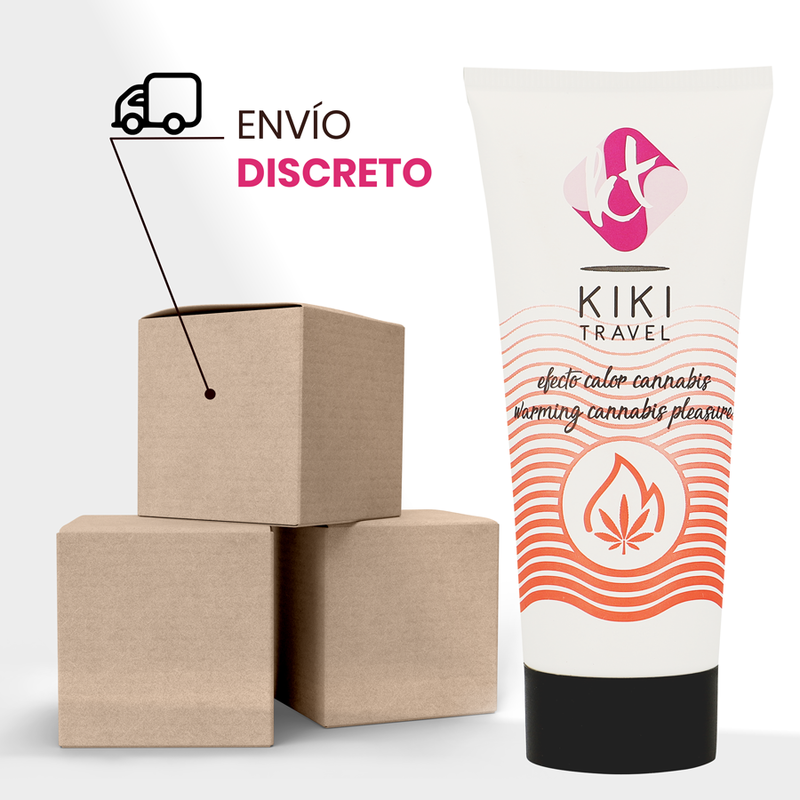 KIKÍ TRAVEL - CANNABIS HOT EFFECT GLIDEMIDDEL 50 ML