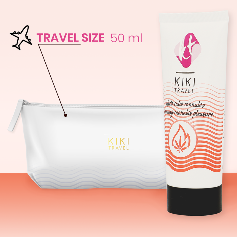 KIKÍ TRAVEL - CANNABIS HOT EFFECT GLIDEMIDDEL 50 ML