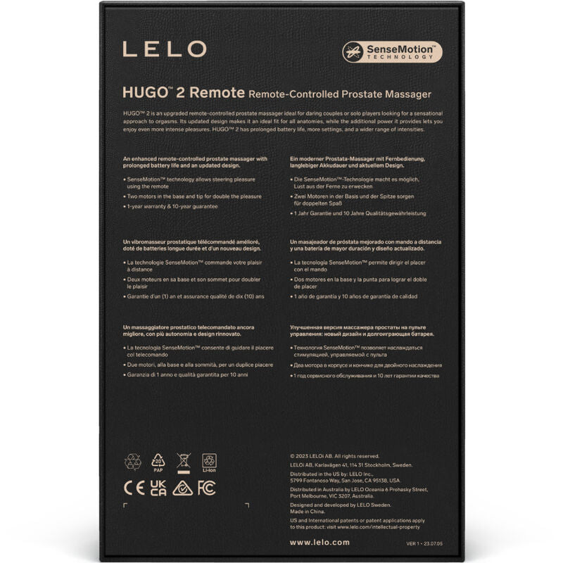 LELO - HUGO 2 GRØN FJERNBETJENINGSPROSTATAMASSER