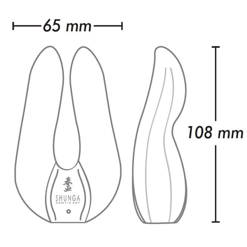 SHUNGA - AIKO INTIM MASSAGEAPPARAT SORT