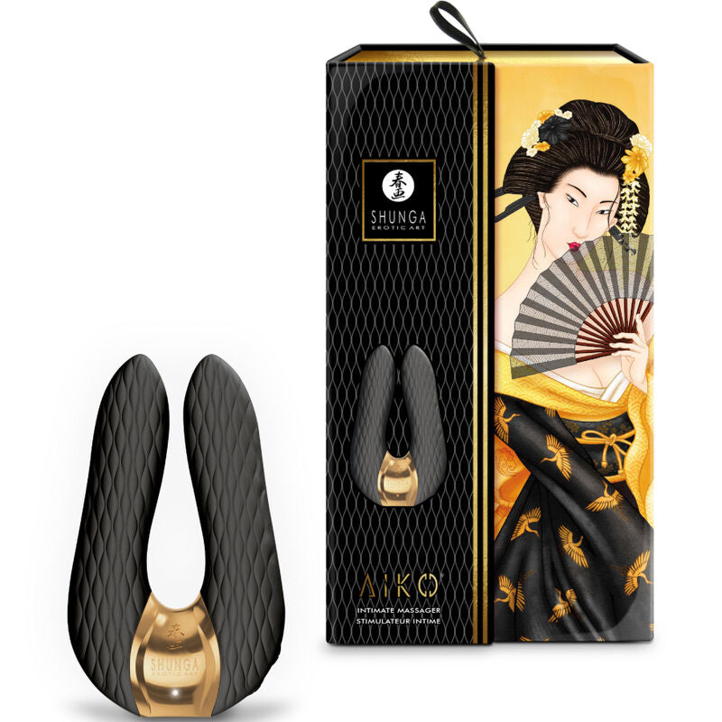 SHUNGA - AIKO INTIM MASSAGEAPPARAT SORT