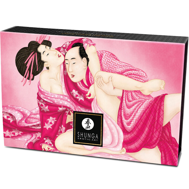 SHUNGA - SPISELIGT MASSAGEPULVERKIT HINDBÆR