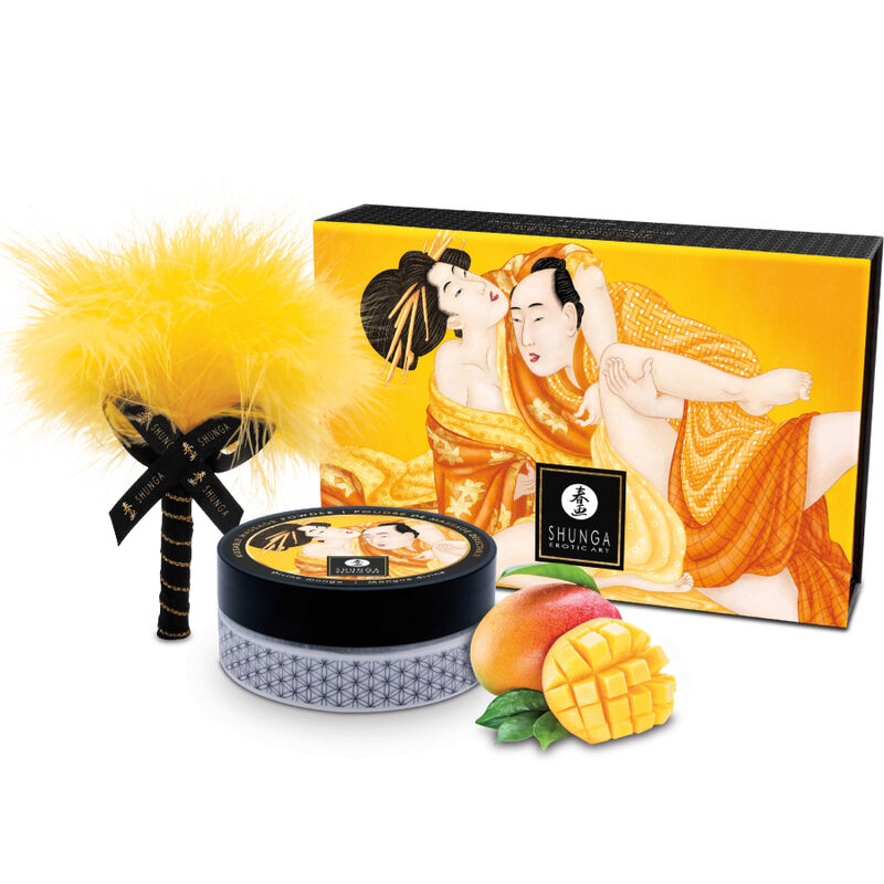 SHUNGA - SPISELIGT MASSAGEPULVERKIT MANGO