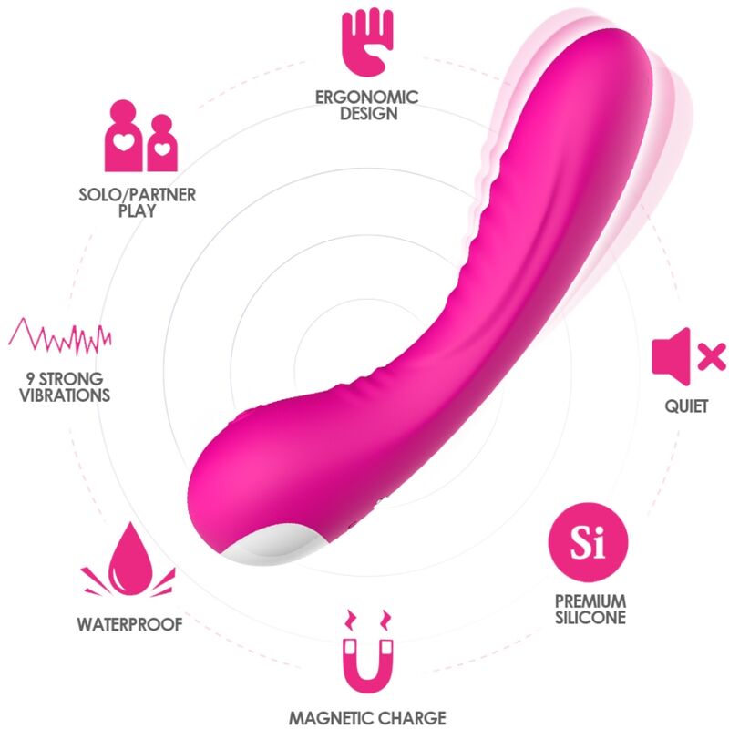 ARMONY - LEGEND VIBRATOR SILIKONE FUCHSIA