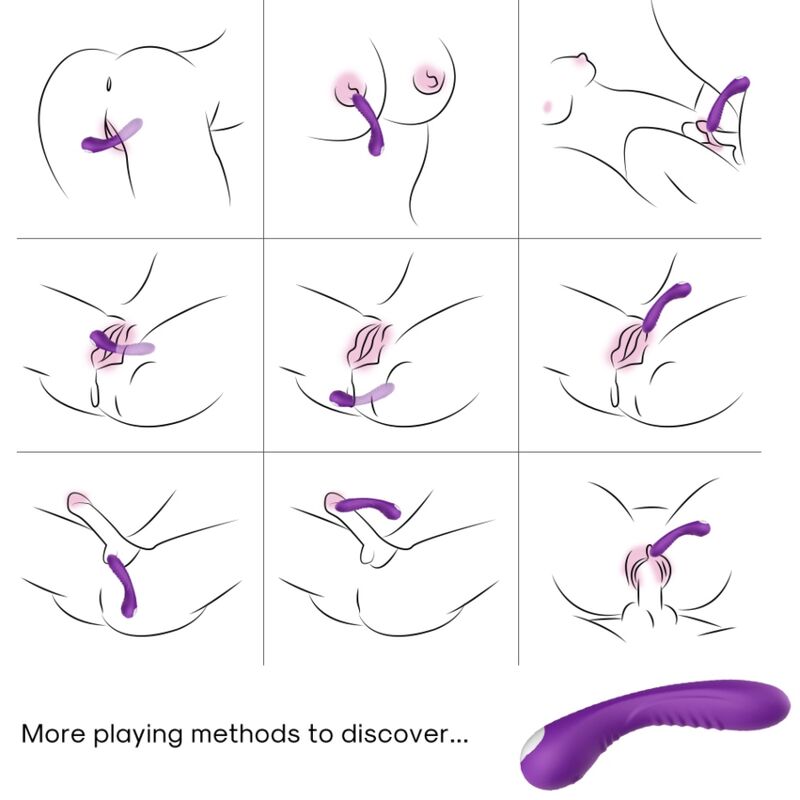 ARMONY - LEGEND VIBRATOR SILIKONE LILLA