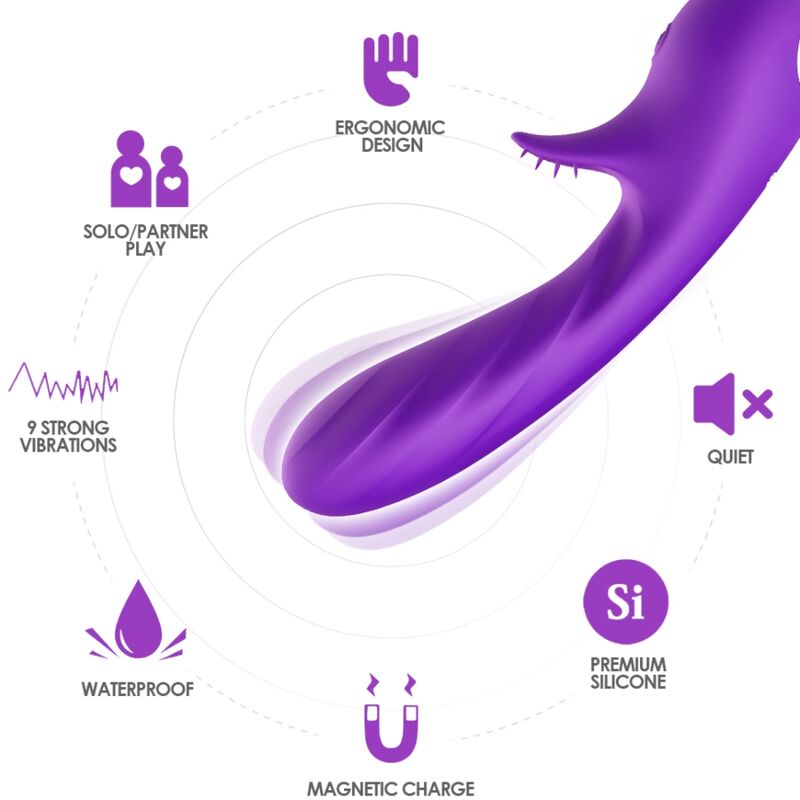 ARMONY - ROMANCE VIBRATOR MED STIMULATOR LILLA