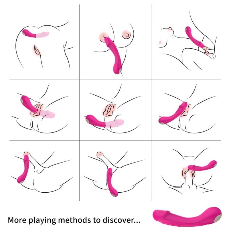 ARMONY - DILDOVIBRATOR G-SPOT SILIKONE FUCHSIA