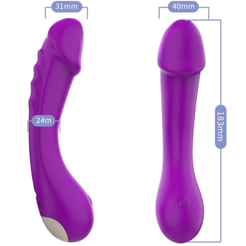 ARMONY - DILDOVIBRATOR G-SPOT SILIKONE LILLA