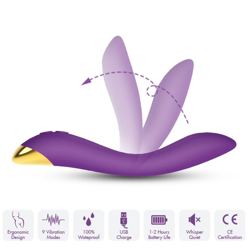 ARMONY - FLAMINGO VIBRATOR MULTIPOSITION LILLA