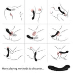 ARMONY - DILDOVIBRATOR G-SPOT SILIKONE SORT